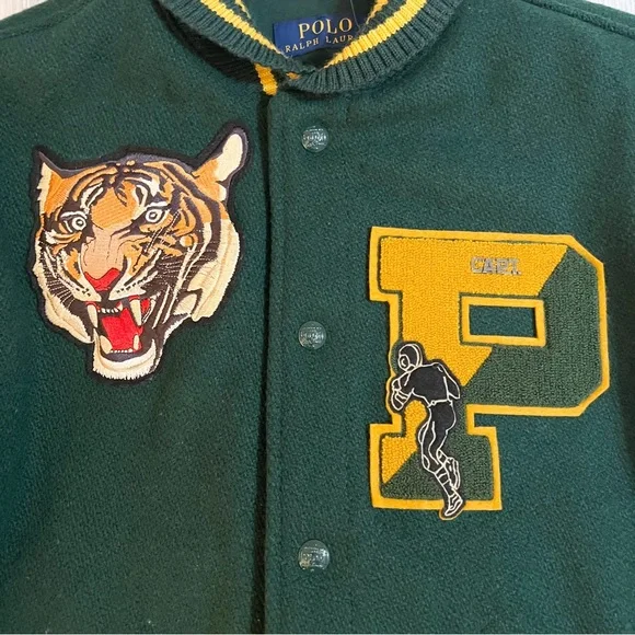 Polo Ralph Lauren Letterman TIGER Varsity Jacket- Limited Edition 🔥🔥🔥😳 - Picture 4 of 15